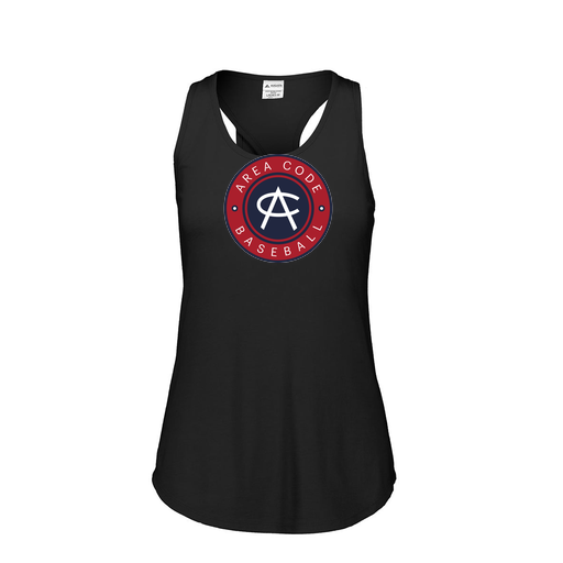 [FT0TUBBK-FAS-LOGO1] Ladies Tri Blend Tank Top (Female Adult S, Black, Logo 1)