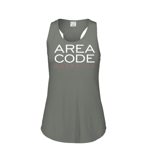 [FT0TUBGY-FAS-LOGO2] Ladies Tri Blend Tank Top (Female Adult S, Gray, Logo 2)