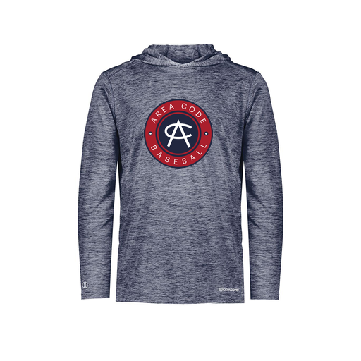 [FOLHCGNV-AS-LOGO1] Men's Charge Hoodie (Adult S, Navy, Logo 1)