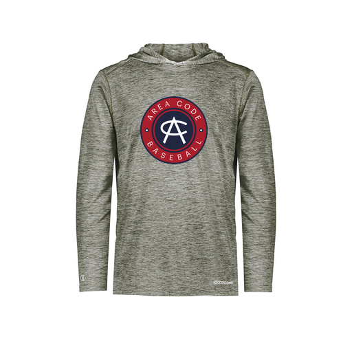 [FOLHCGGY-AS-LOGO1] Men's Charge Hoodie (Adult S, Gray, Logo 1)