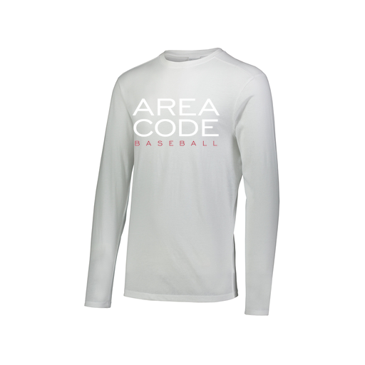 [FTLCUBWH-AXS-LOGO2] Men's LS Ultra-blend T-Shirt (Adult XS, White, Logo 2)