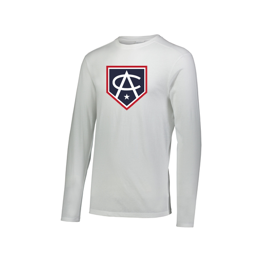 [FTLCUBWH-AXS-LOGO3] Men's LS Ultra-blend T-Shirt (Adult XS, White, Logo 3)