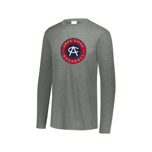 [FTLCUBGY-AXS-LOGO1] Men's LS Ultra-blend T-Shirt (Adult XS, Gray, Logo 1)