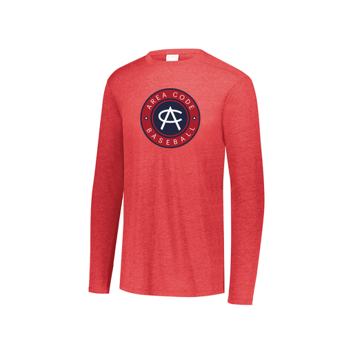[FTLCUBRD-YS-LOGO1] Youth LS Ultra-blend T-Shirt (Youth S, Red, Logo 1)