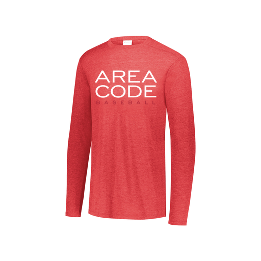 [FTLCUBRD-YS-LOGO2] Youth LS Ultra-blend T-Shirt (Youth S, Red, Logo 2)