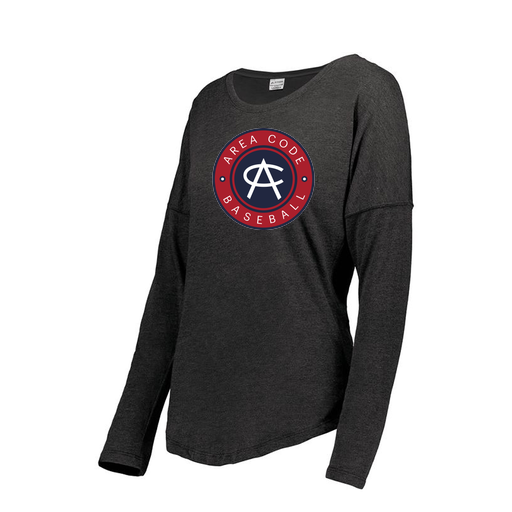 [FTLCUBBK-FAXS-LOGO1] Ladies LS Ultra-blend T-Shirt (Female Adult XS, Black, Logo 1)